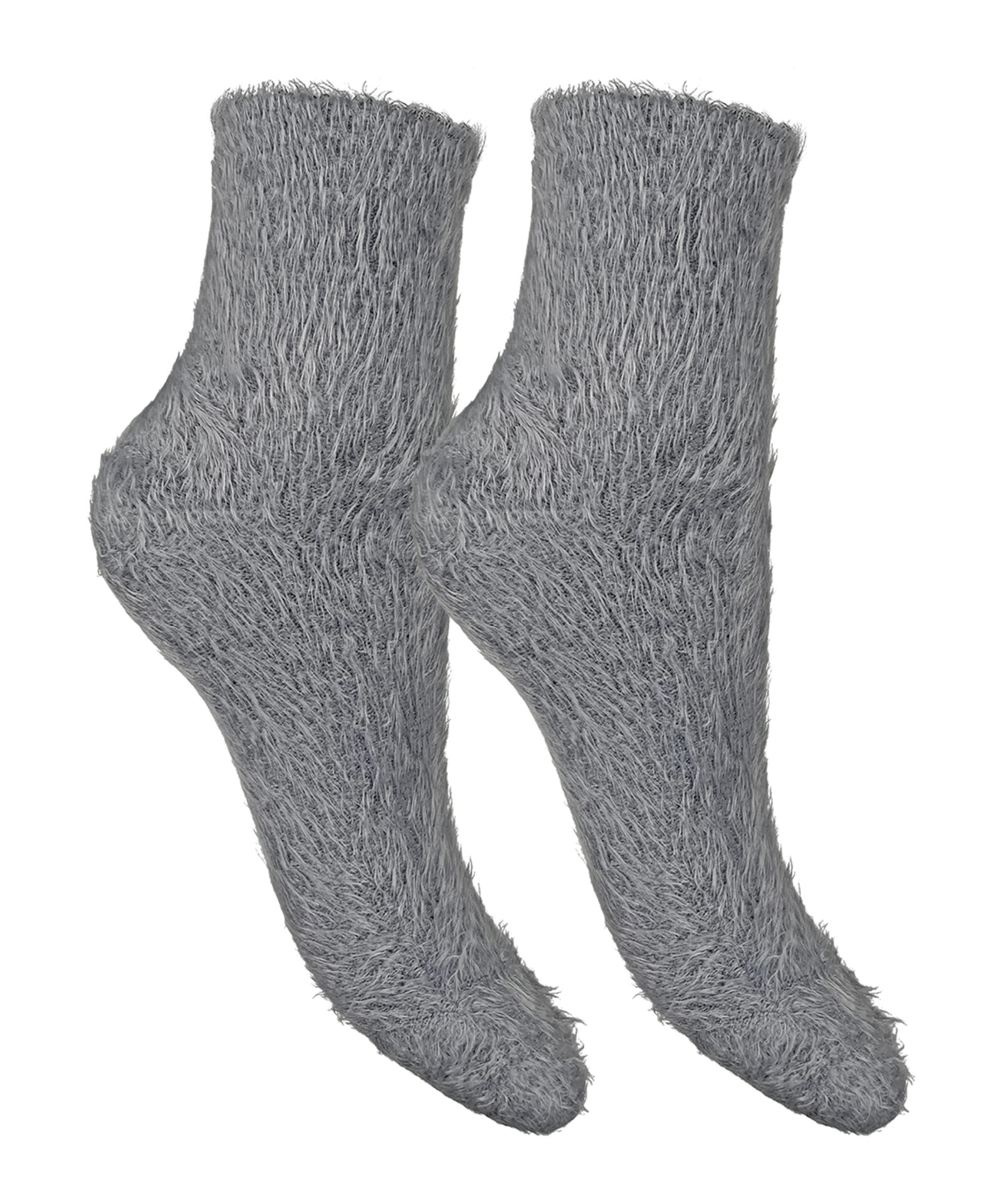 Coconuda-fuffy-calze-invernali-pelose-donna-grigio Calza invernale pelosa da donna Coconuda